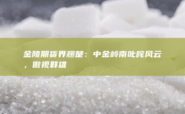 金陵期货界翘楚