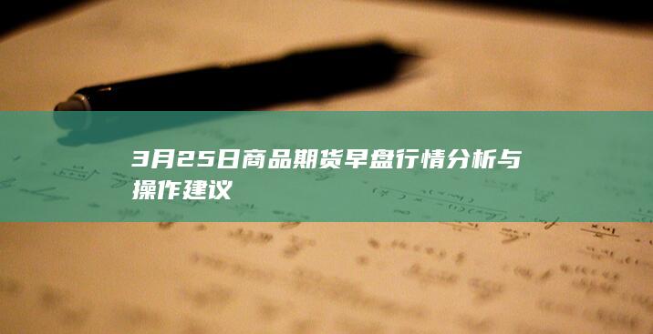 3月25日商品期货早盘行情分析与操作建议
