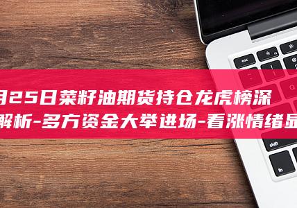 菜籽油期货